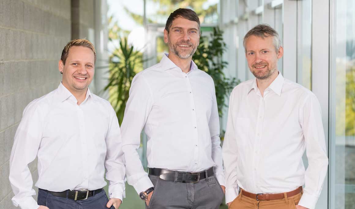 Das ivoc-x-Team: Dr. Thomas Krech, Dennis Sippach und Torsten Langer